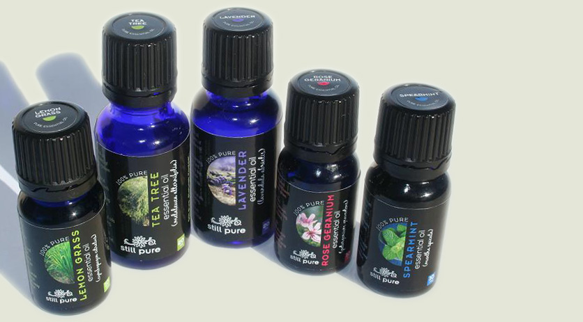 Still Pure Essential Oil Labels